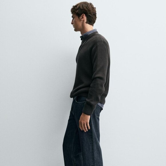 RIBBED TEXTURED SWEATER - Picture 2 of 5